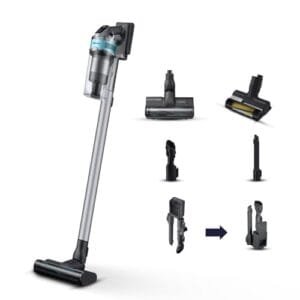 Samsung Jet 75E Pet: Escoba Eléctrica 200W para Mascotas, Color Negro