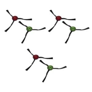 MIRTUX Pack de 6 Cepillos Laterales para Cecotec Conga Eternal Laser