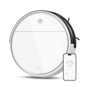 OKP K5: Robot Aspirador Autocargable con Control WiFi y Succión Fuerte
