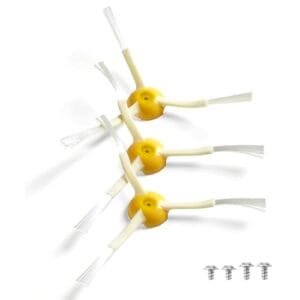 Pack de 3 Cepillos y Tornillos para Roomba 500-900, Recambio Ideal.