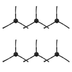 MIRTUX Pack de 6 Cepillos Laterales para Cecotec Conga 11090