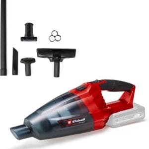 Einhell TE-VC 18 Li-Solo: Aspiradora manual sin cable con 3 boquillas.