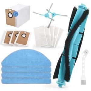 Kit de Repuestos Cecotec Conga 7490/8290: Cepillos, Bolsas, Paños y Filtro HEPA