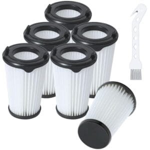 Inwee Kit de 6 Filtros CX7 para Aspiradora AEG Ergorapido