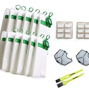 Italdos Kit de Bolsa Aspiradora HEPA para Vorwerk Kobold VK140 VK150