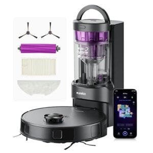 Eureka E20 Plus: Robot Aspirador Autovaciado 8000 Pa para Alfombras y Mascotas