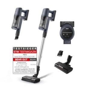 AEG AP61CB21DB Aspiradora Sin Cable 21.6V, 40 min Autonomía, Boquilla Multi-Superficies