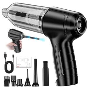 Unipampa Aspiradora de Mano 12kPA, 2 en 1 para Coche y Hogar