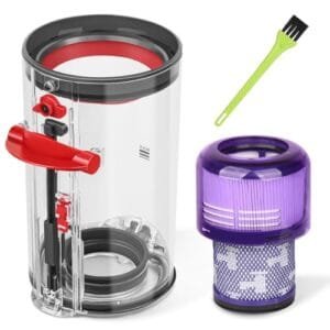DrRobor Kit de Recambios para Aspiradoras Dyson V11/V15 con Filtro y Contenedor