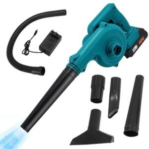 Soplador Inalámbrico 21V 23000 RPM - Kit de Limpieza Eficaz