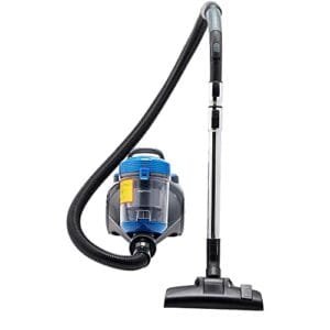 Amazon Basics Aspirador Cilindro HEPA 700W, Compacto y Ligero, Negro/Azul
