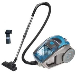 Cyclonic Aspiradora Cilíndrica 2500W: Silenciosa, Sin Bolsa, Ideal para Mascotas.