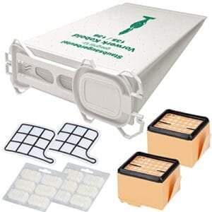McFilter | TOP Economy Set: 12 Bolsas, 12 Varillas Aroma, 4 Filtros para Vorwerk VK135/136