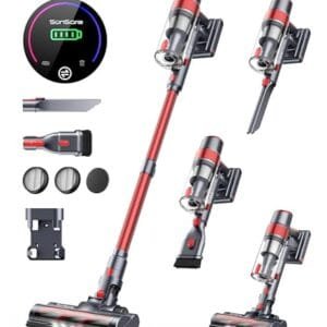 SunSare Aspiradora Sin Cable 550W - Potente y Eficaz para Mascotas y Suelos