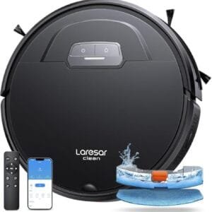 Laresar Evol 3: Aspirador Robot 3 en 1 con 4500Pa y Control App