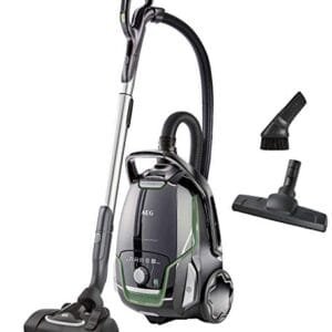 AEG VX9-2-ÖKO Aspirador Ecológico 850W con Cepillos Extra Ébano Negro