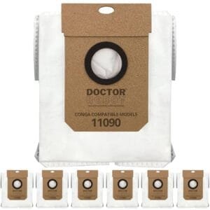 Bolsas de Recambio Alta Eficiencia para Aspirador Conga 11090 - 6 Piezas