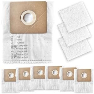 Kit de 6 Bolsas y 3 Filtros para Aspirador Nilfisk One Series