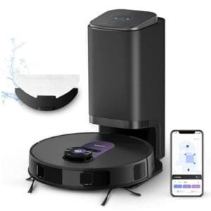 Obode A8+ Robot Aspirador y Fregasuelos con Vaciado Automático y Navegación LiDAR
