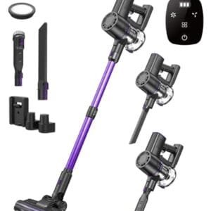 Aspiradora 35Kpa 3-en-1: Potente Succión, Menor Ruido, Autonomía 40 Min.