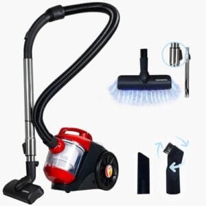 EFFEKTIV 1000X: Aspiradora Sin Bolsa Compacta con Filtro HEPA y 1200W