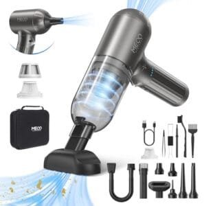 MECO ELEVERDE 4 en 1: Soplador y Aspiradora Portátil 130,000RPM