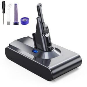 EVARY Batería 8000mAh para Dyson V8 con 2 Filtros Incluidos