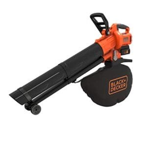 BLACK+DECKER Soplador Aspirador 36V con Velocidad Variable y Bolsa de 45L