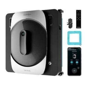 Cecotec Conga Windroid 1290: Robot Limpiacristales con Doble Spray y App.