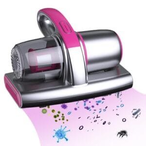 Aspiradora Inalámbrica 8000Pa Antiácaros con Luz UV para Colchones y Sofás