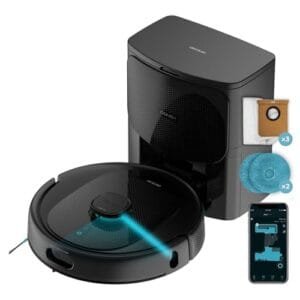 Cecotec Conga 9990 AI: Robot Aspirador Ultra Power con Autovaciado y Navegación Láser