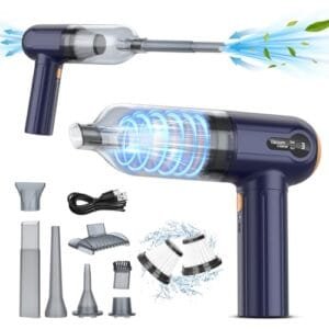 Aspirador De Mano 15000 Pa 4 En 1 Con Pantalla LED