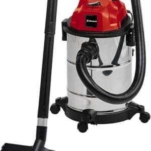 Einhell TC-VC 1820 S: Aspirador seco y húmedo inoxidable de 20L, 1250W.