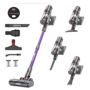 Aujun J10 Aspirador sin Cable 48Kpa, 70 Min, Pantalla Táctil LED