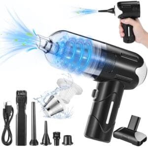 Byjogger Mini Aspiradora Sin Cable 12000Pa - Ideal para Coches y Mascotas