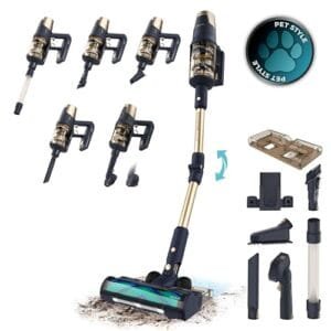 Cecotec Conga Rockstar 10500: Aspiradora sin Cable con Kit Antienredos y 100 Min. Autonomía.