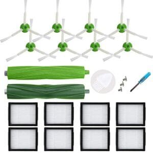 LOVECO Kit Completo de Accesorios para iRobot Roomba - 8 Filtros y Cepillos