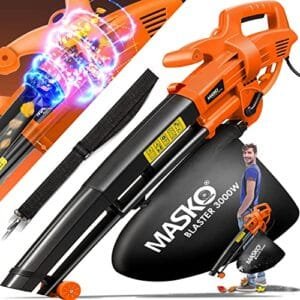 MASKO® Aspirador Eléctrico 3 en 1, 3000W, Triturador de Hojas 45L