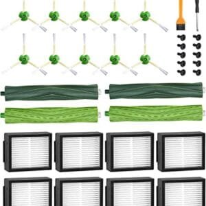 Kit de Repuestos iRobot Roomba E I J Series: 4 Cepillos, 8 Filtros