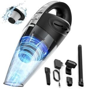 Aspirador de Mano 120W: Mini Inalámbrico Portátil para Coche y Mascotas