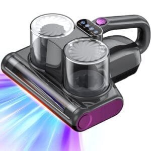 Aspiradora Antiácaros UV-C 16Kpa con Filtro HEPA - 500W Gris Oscuro